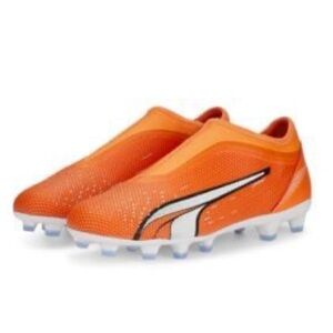 New in box laceless PUMA Kids' Ultra Match + LL FG/AG Soccer Cleats